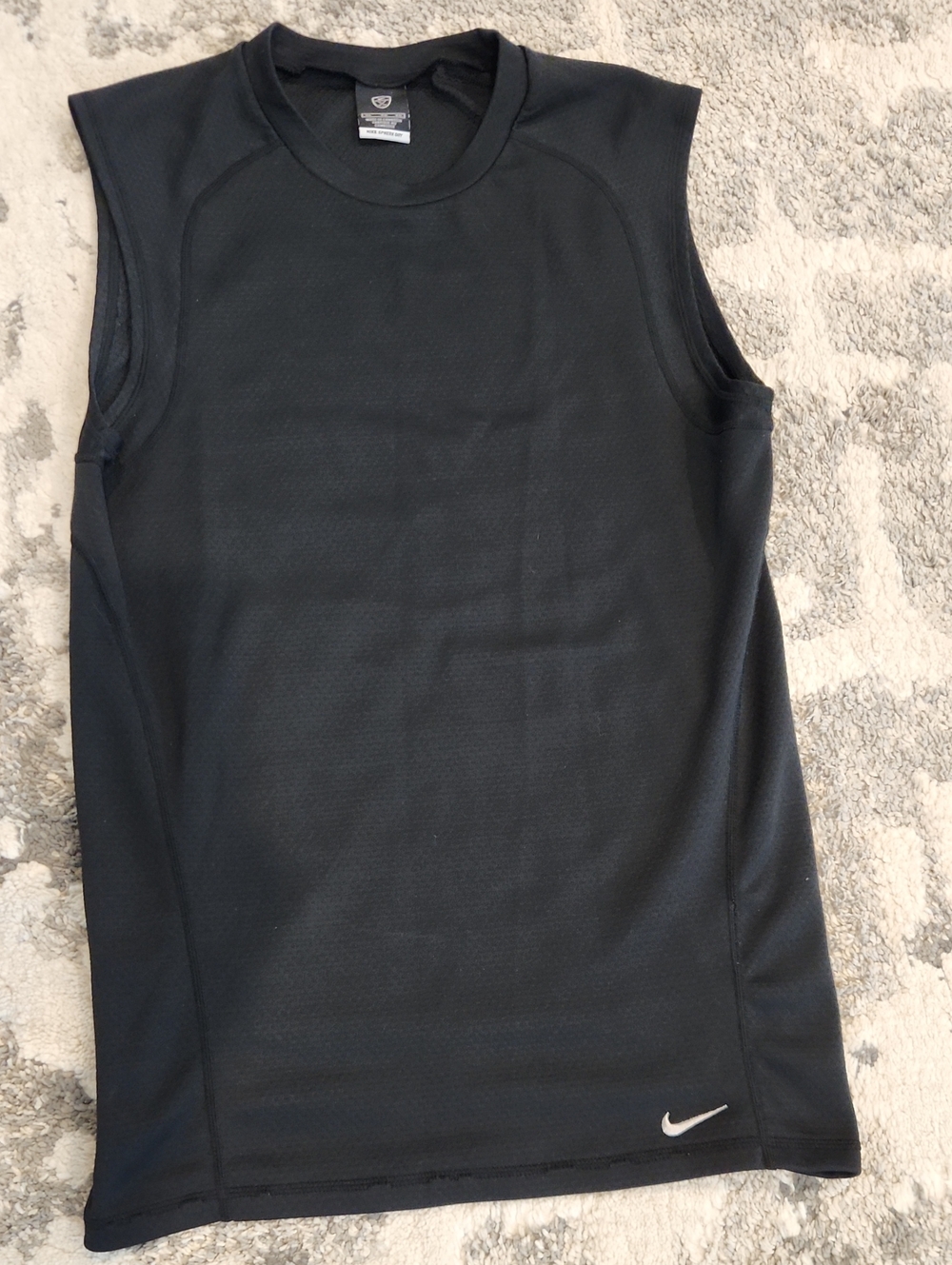 Nike Sphere Dry Black Performance Sleeveless Training Tank